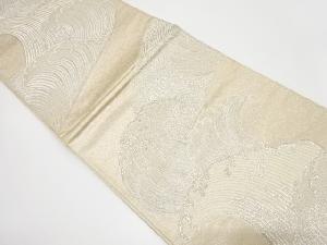 アンティーク　荒波模様織り出し袋帯（材料）